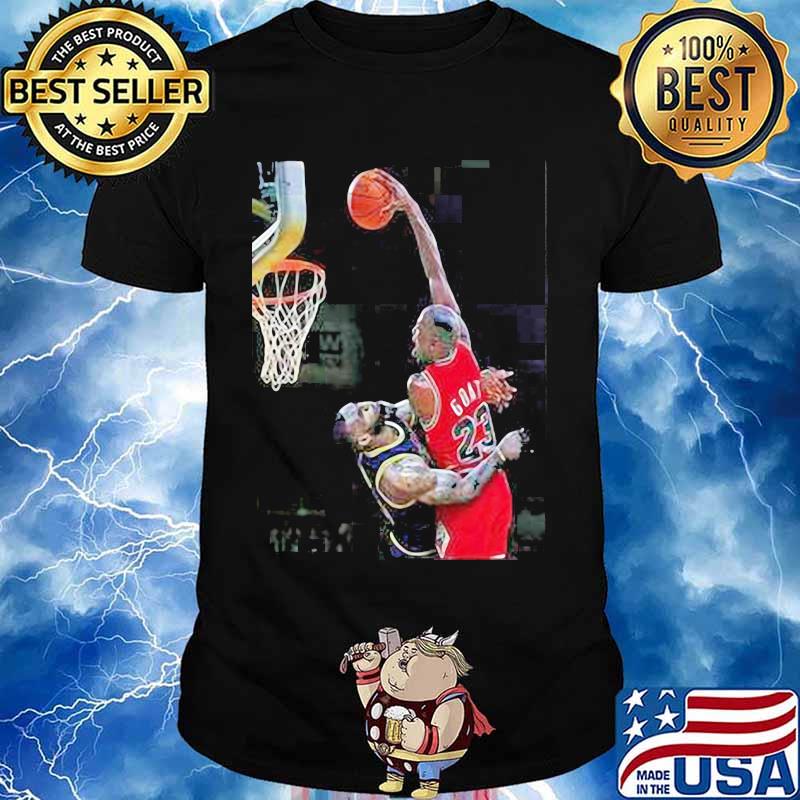 Air Mj Dunk Over Lbj High Quality Custom Shirt