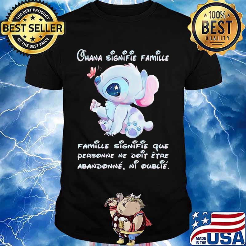 Chana Signifie Famillie Personne Ne Doit Stitch Shirt