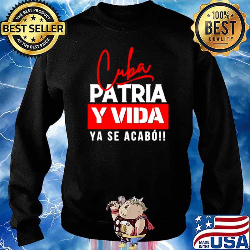 Cuba Patria y Vida Ya Se Acabo Sweater