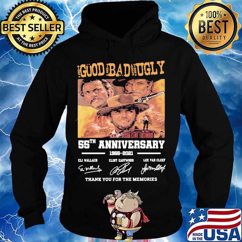 Goud Bad Ugly 55th Anniversary 1966 2021 Thank You For The Memories Shirt Hoodie