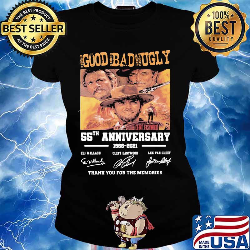 Goud Bad Ugly 55th Anniversary 1966 2021 Thank You For The Memories Shirt Ladies tee