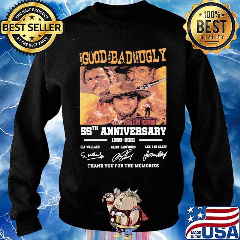 Goud Bad Ugly 55th Anniversary 1966 2021 Thank You For The Memories Shirt Sweater