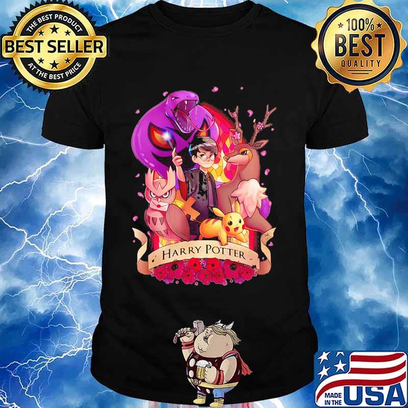 Harry Potter And Pokemon Shirt