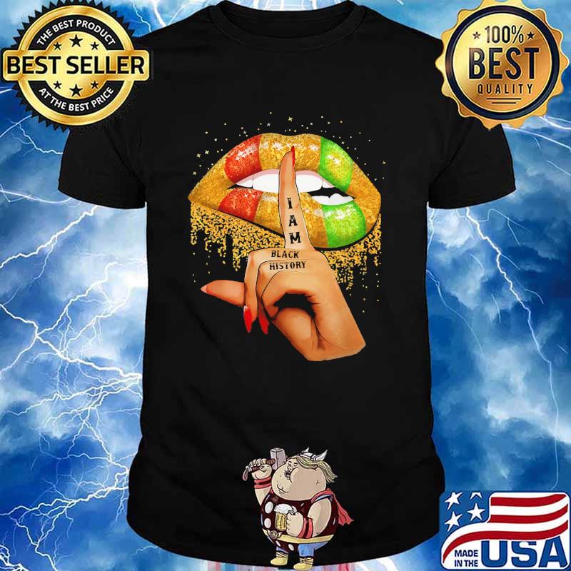 I Am Black History Mouth Shirt