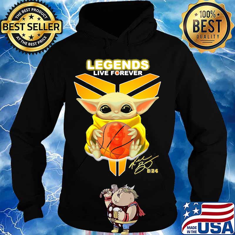 Legends Live Forever Baby Yoda Shirt Hoodie