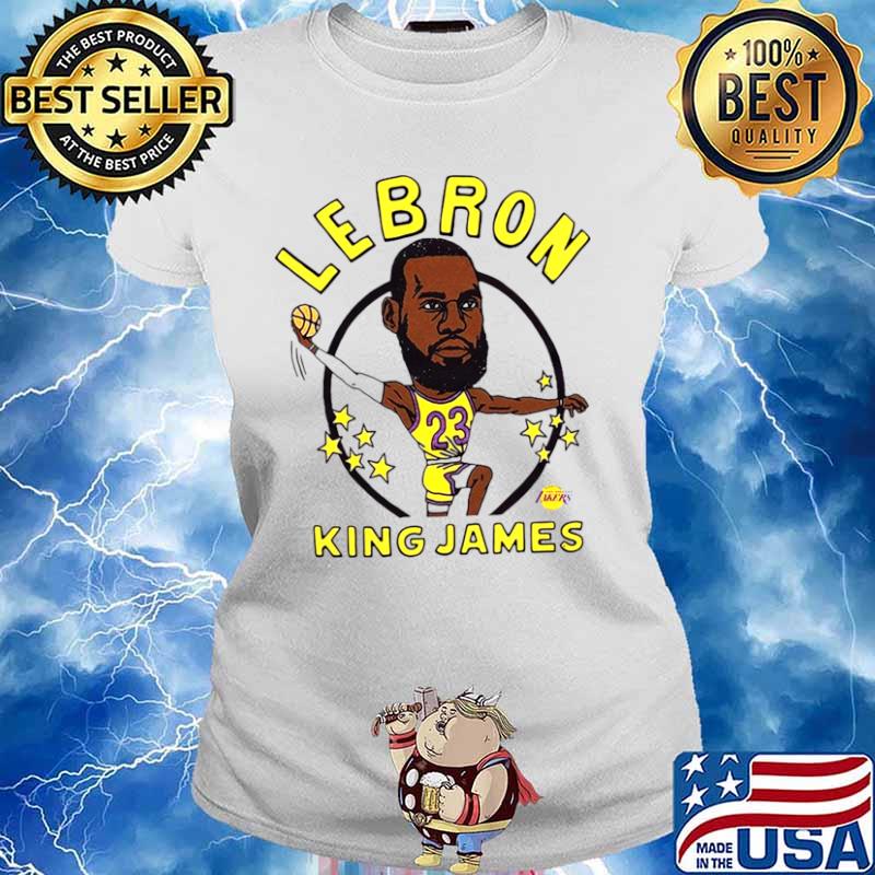 Los Angeles Lakers Lebron King James Ladies tee