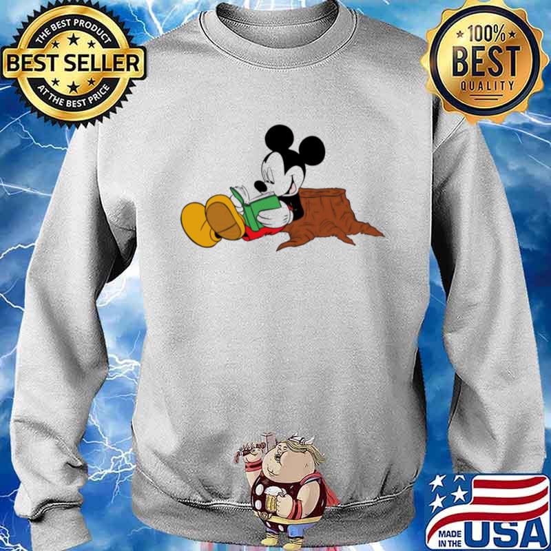 Mickey Mouse reading books Sweater