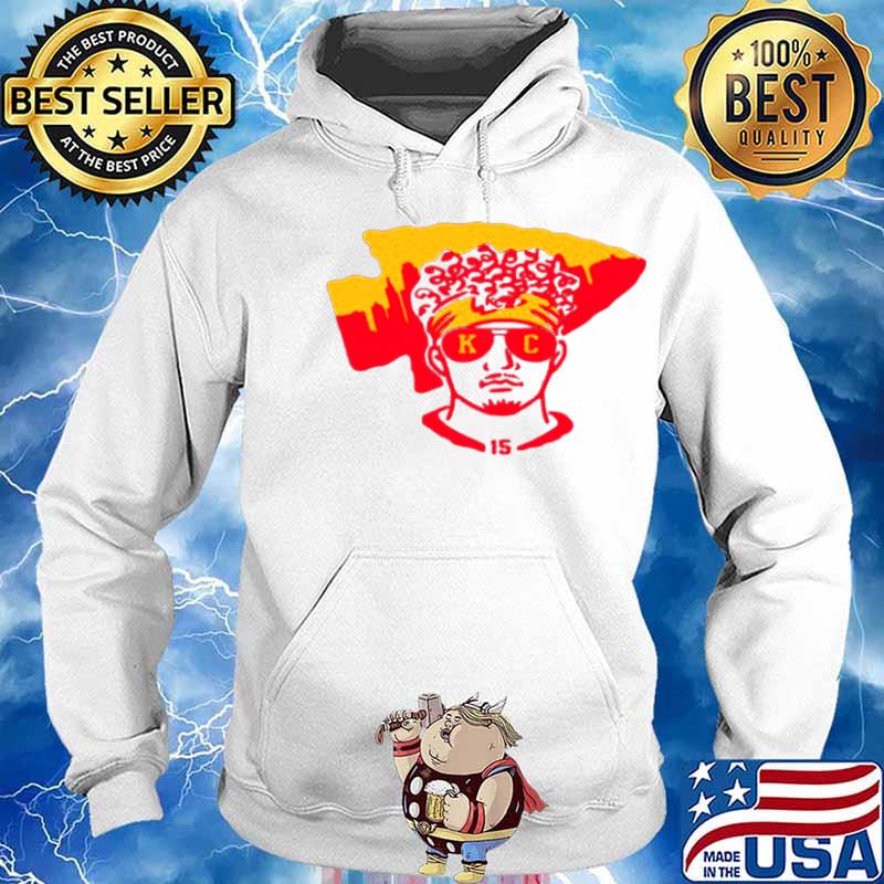 Official Number 15 Kansas City Chief Showtimes Patrick Mahomes t-shirt,  hoodie, sweater, long sleeve and tank top