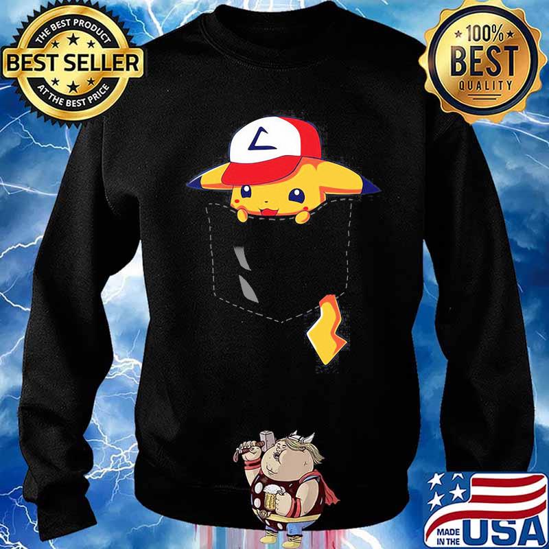 Pikachu Pokemon Cartoon Shirt Sweater