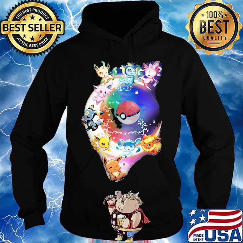 Pokemon Featuring Moonlight Shirt Hoodie
