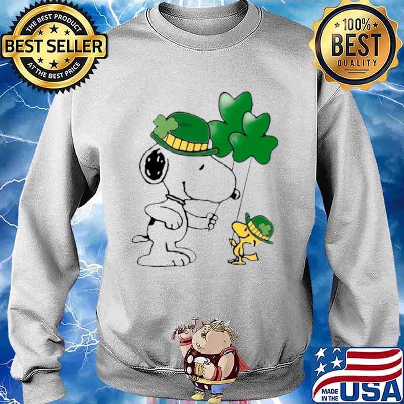 The Snoopy And Woodstock Happy St Patrick’s Day 2021 Sweater