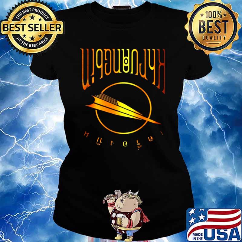 Upside Down Plane Ocean Blue Ladies tee