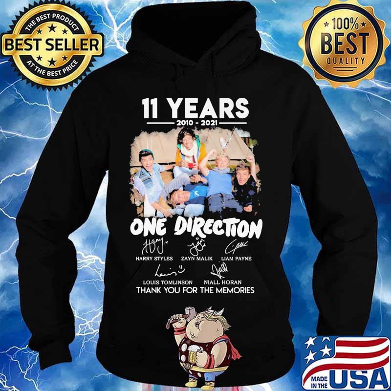 11 Years 2010 2021 One Direction Thank You For The Memories Shirt Hoodie