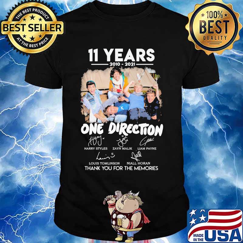 11 Years 2010 2021 One Direction Thank You For The Memories Shirt