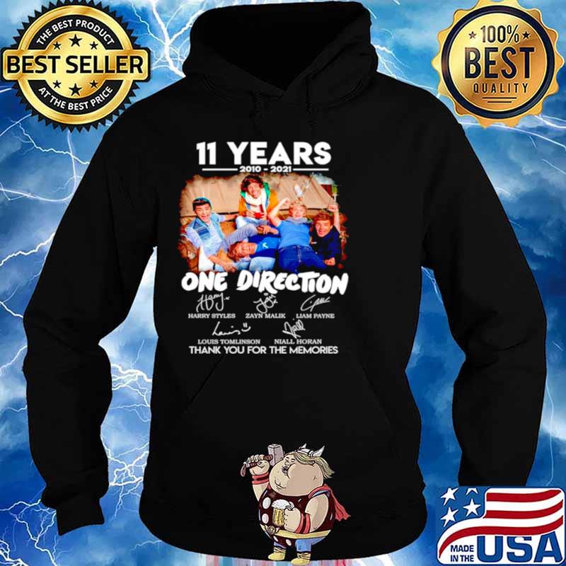 11 years of One Direction 2010 2021 thank you for the memories Hoodie