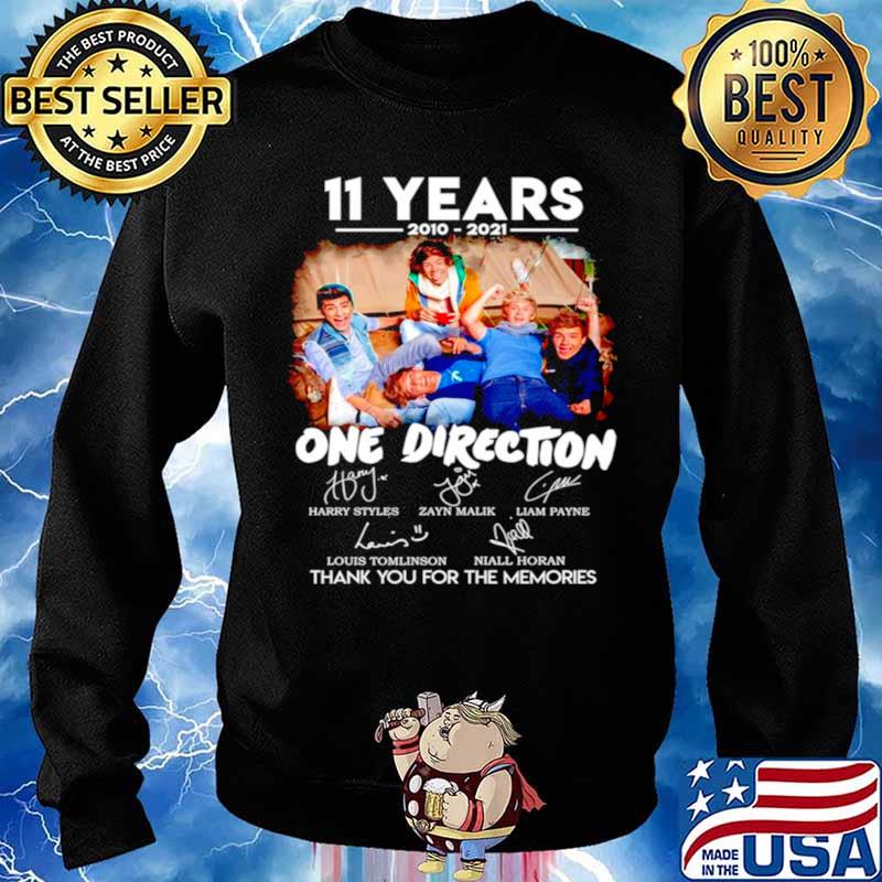 11 years of One Direction 2010 2021 thank you for the memories Sweater