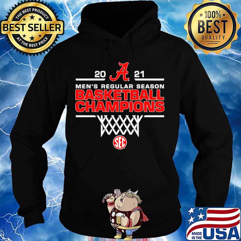 2021 mens regular season basketball champions Alabama Crimson Tide Hoodie