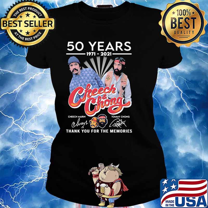 50 Years 1971 2021 Ckeeck And Ckong Thank You For The Memories Shirt Ladies tee