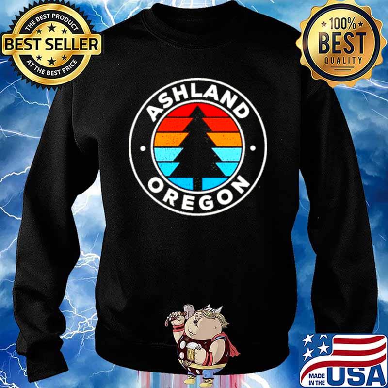 Ashland Oregon Or Vintage Graphic Retro Sweater