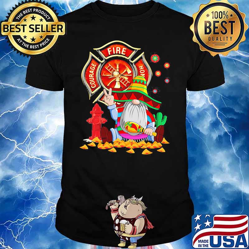 Courage Fire Home Drawf Shirt