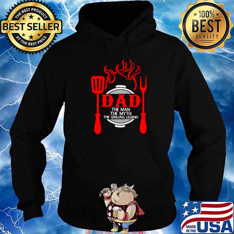 Dad The Me The Myth The Grilling Legend Hoodie
