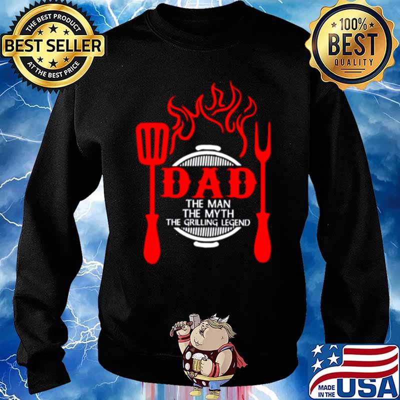 Dad The Me The Myth The Grilling Legend Sweater