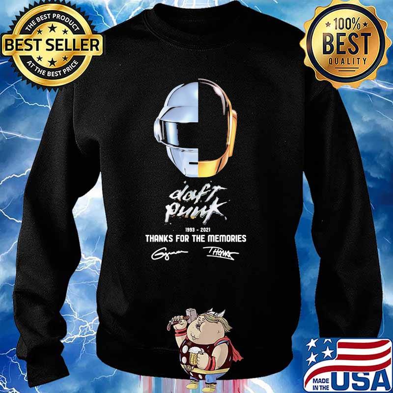 Daft Punk 1993 2021 28th Thank You For The Memories Shirt Sweater
