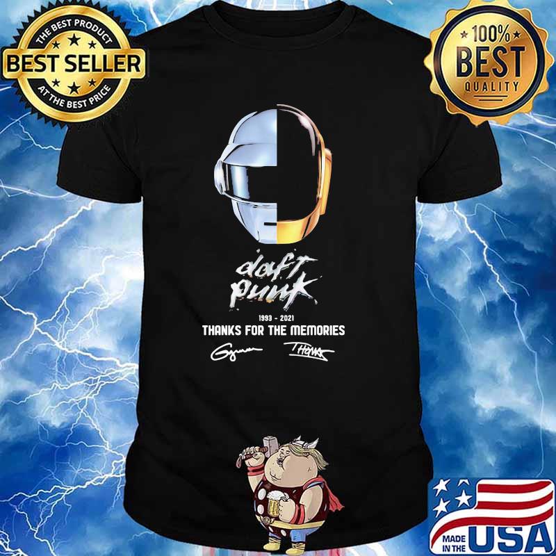Daft Punk 1993 2021 28th Thank You For The Memories Shirt