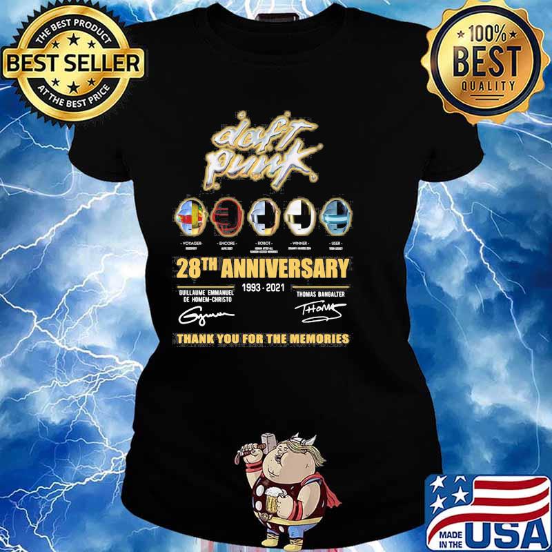 Dark Punk 28th Anniversary 1993 2021 Thank You For The Memories Shirt Ladies tee