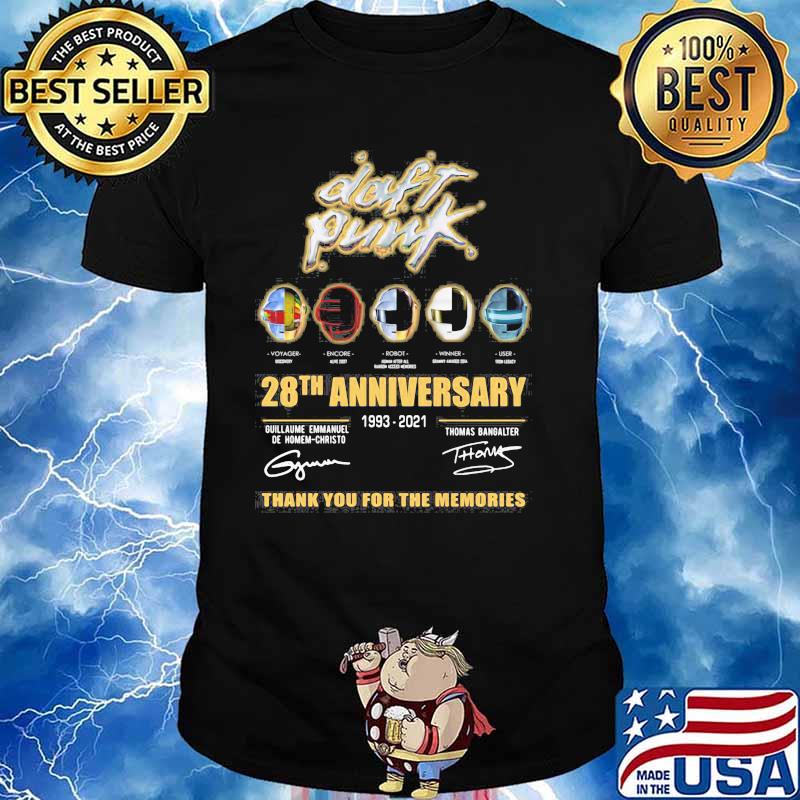 Dark Punk 28th Anniversary 1993 2021 Thank You For The Memories Shirt
