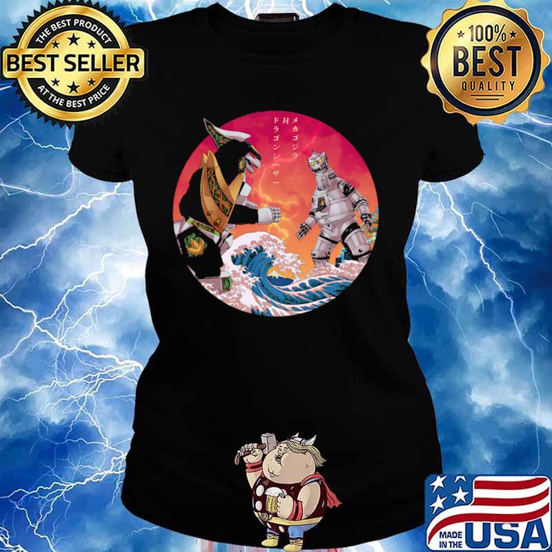 Discover Japan Mechagodzilla Vs Godzilla Ladies tee