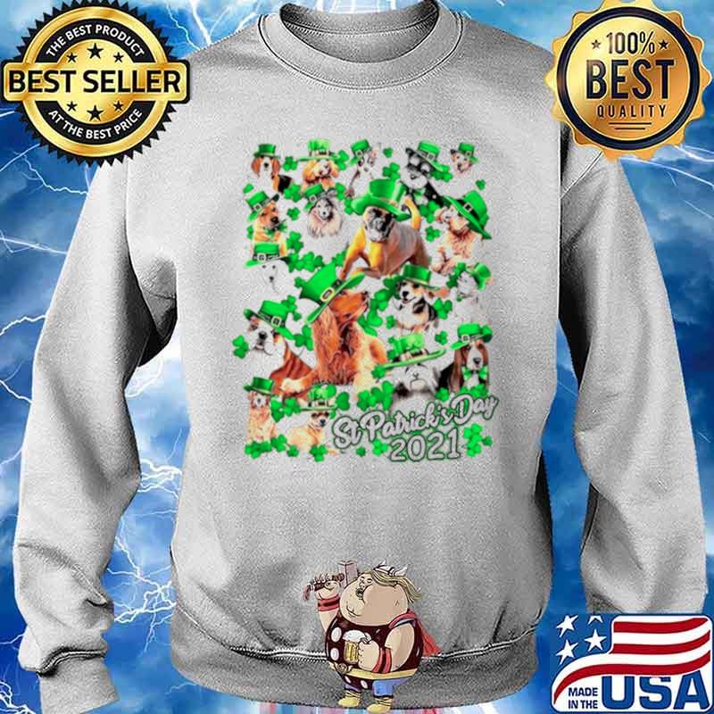 Dogs Happy St Patricks Day 2021 Sweater