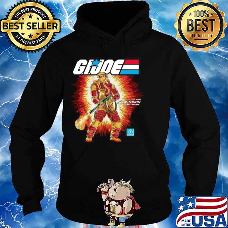 Gi Joe Code Name Blowtorch Flame Thrower Hoodie