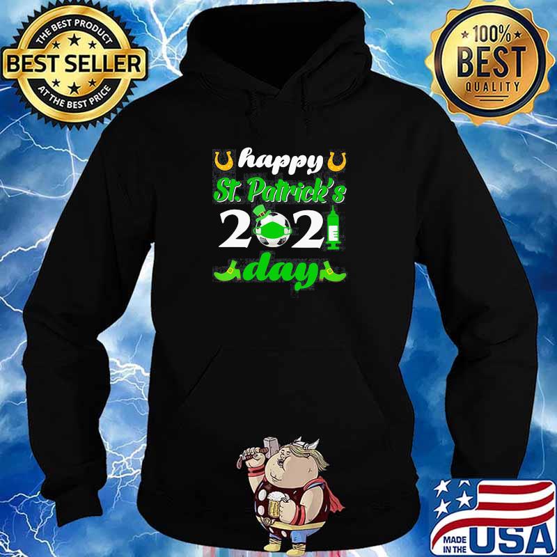 HAPPY ST PATRICK’S DAY 2021 SOCCER FACE MASK WITH COVID-19 SHIRT Hoodie