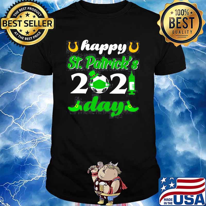 HAPPY ST PATRICKS DAY 2021 SOCCER FACE MASK WITH COVID19 SHIRT