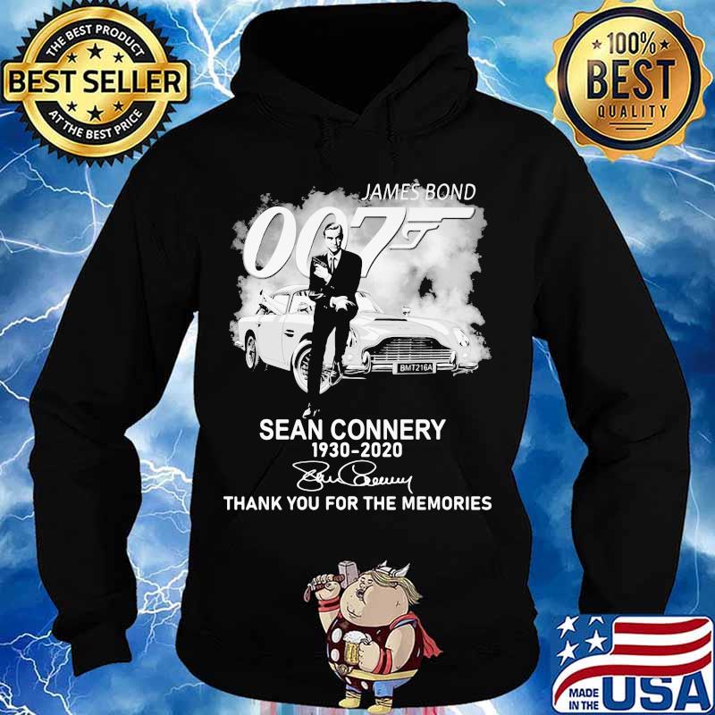 James Bond Sean Connery 1930 2020 Thank You For The Memories Shirt Hoodie