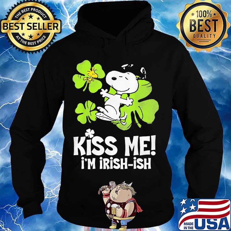 Kiss Me I’m Irish Snoopy And Woodstock Patricks Day Shirt Hoodie