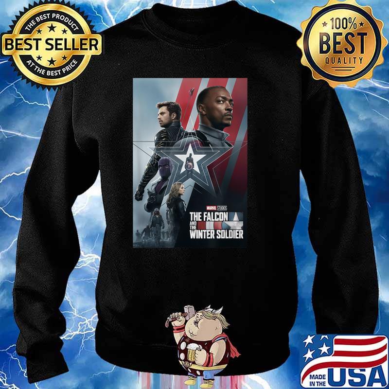 Reusachtig Verspilling onpeilbaar Marvel The Falcon and The Winter Soldier Series Poster Shirt, hoodie,  sweater, long sleeve and tank top