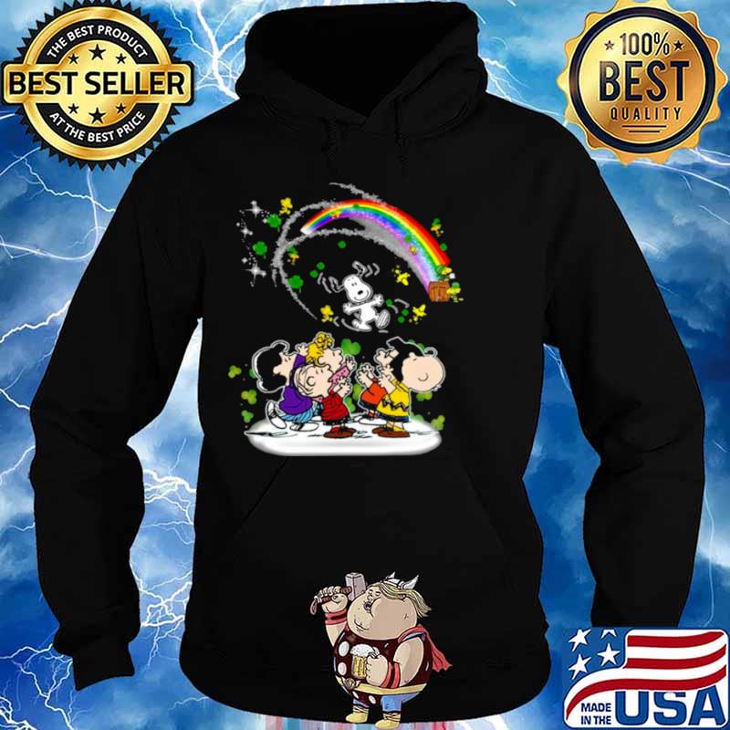 Snoopy Woodstock And Friends Happy St Patrick’s Day 2021 Hoodie