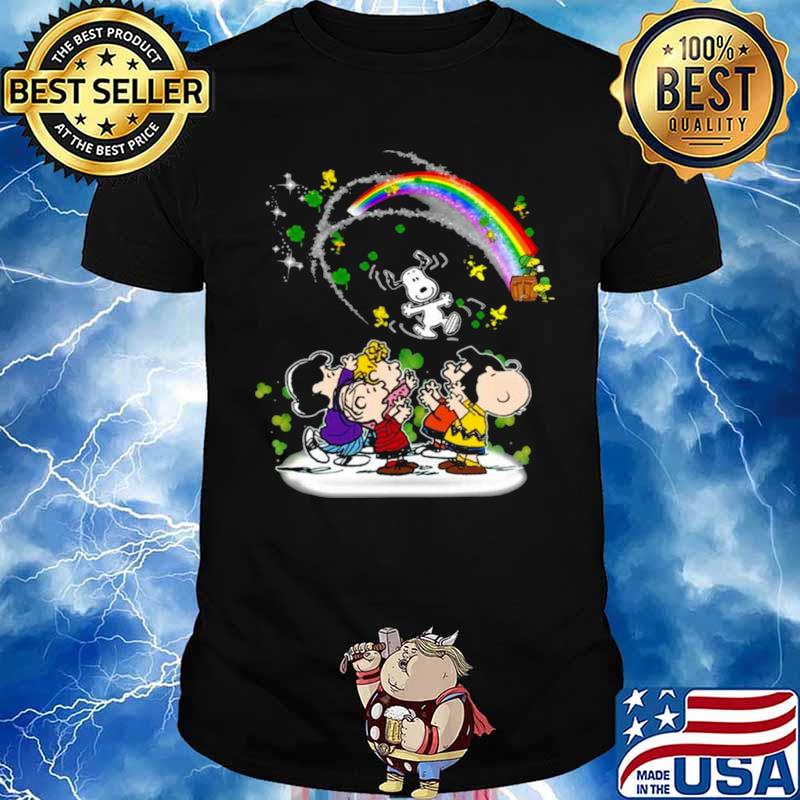 Snoopy Woodstock And Friends Happy St Patrick’s Day 2021 shirt