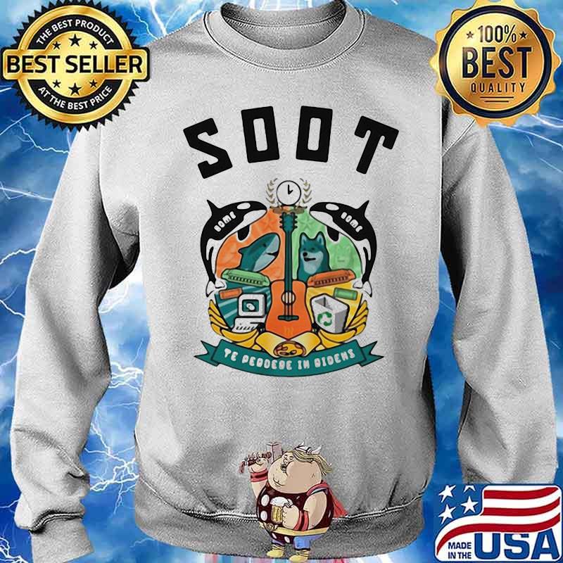 SOOT TE PERDRE IN RIDENS GUITAR FISH AND DOG SHIRT Sweater