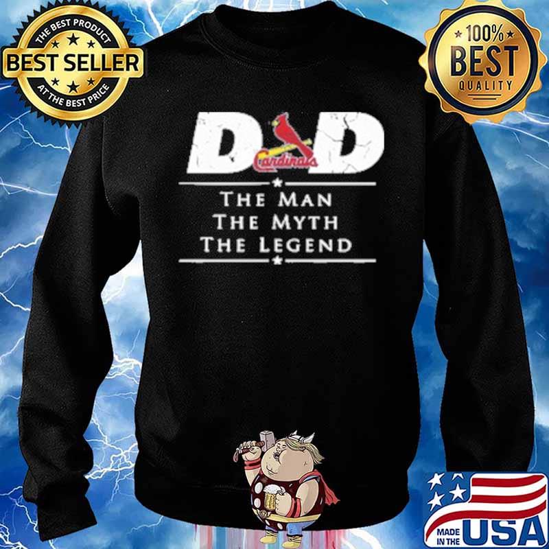 Best Dad Ever St Louis Cardinals Baseball Shirt - High-Quality