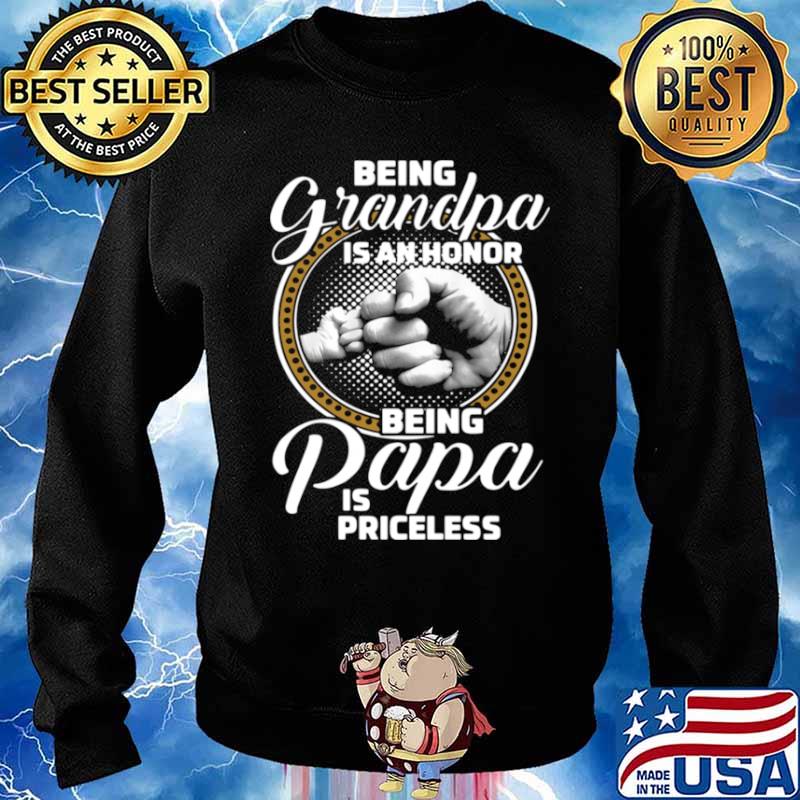 St Patrick’s Day Being Grandpa Is An Honor Being Papa Is Priceless Sweater