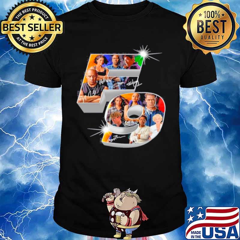 The Fast And Furious F9 Signatures shirt