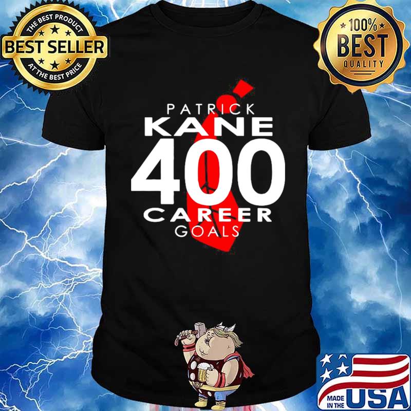 The Patrick Kane 400 Career Goals shirt