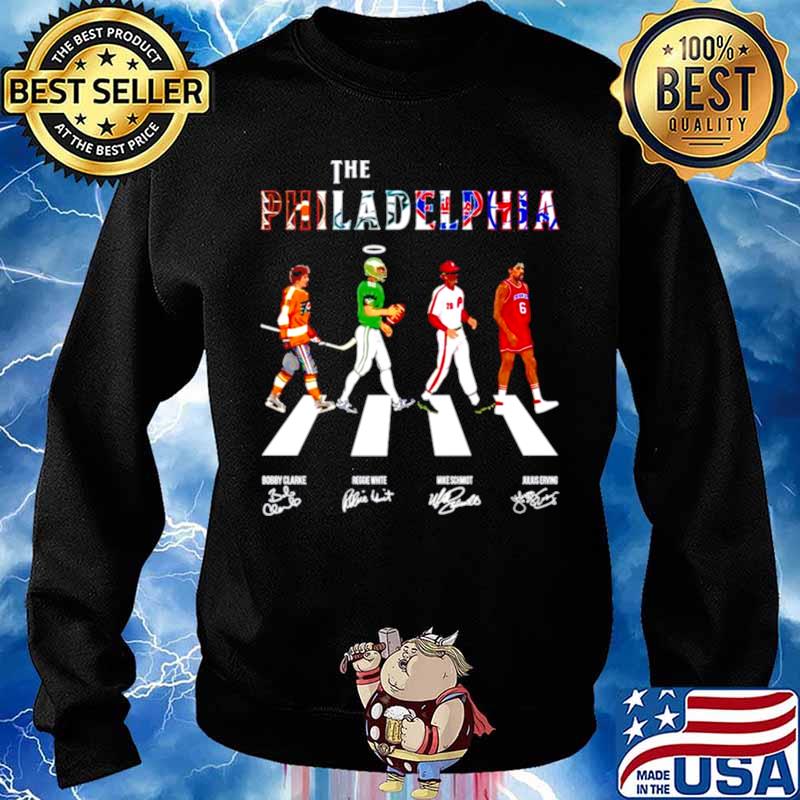 The philadelphia teams sport abbey road signatures Sweater