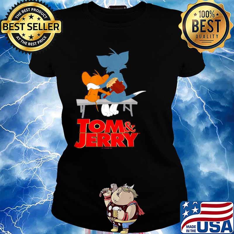 Tom & Jerry Movie Parkbench Ladies tee