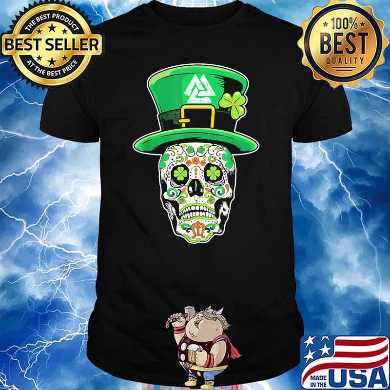 Viking Irish Skull Patricks Day Shirt