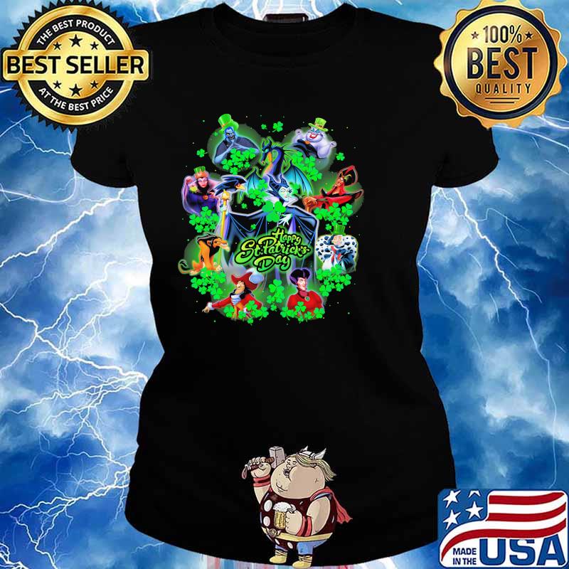 Villains Lucky Happy St Patricks Day Shirt Ladies tee