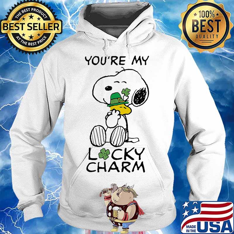 You’re My Lucky Charm Snoopy And Woodstock Patricks Day Shirt Hoodie